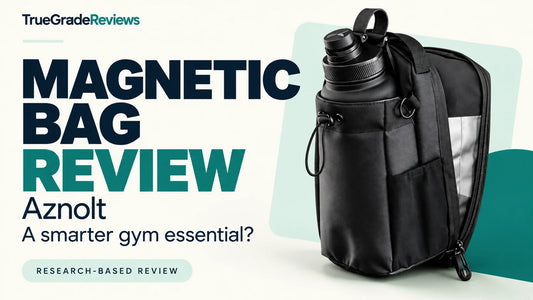 Aznolt Magnetic Gym Bag Review — TrueGradeReviews AI-assisted editorial thumbnail based on product imagery