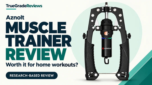 Aznolt Muscle Trainer review — TrueGradeReviews AI-assisted editorial thumbnail based on product imagery