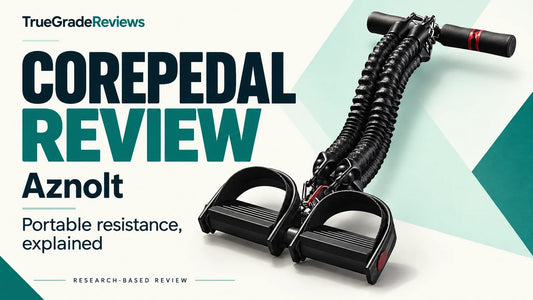 CorePedal Resistance Band Trainer Review — TrueGradeReviews AI-assisted editorial thumbnail based on product imagery